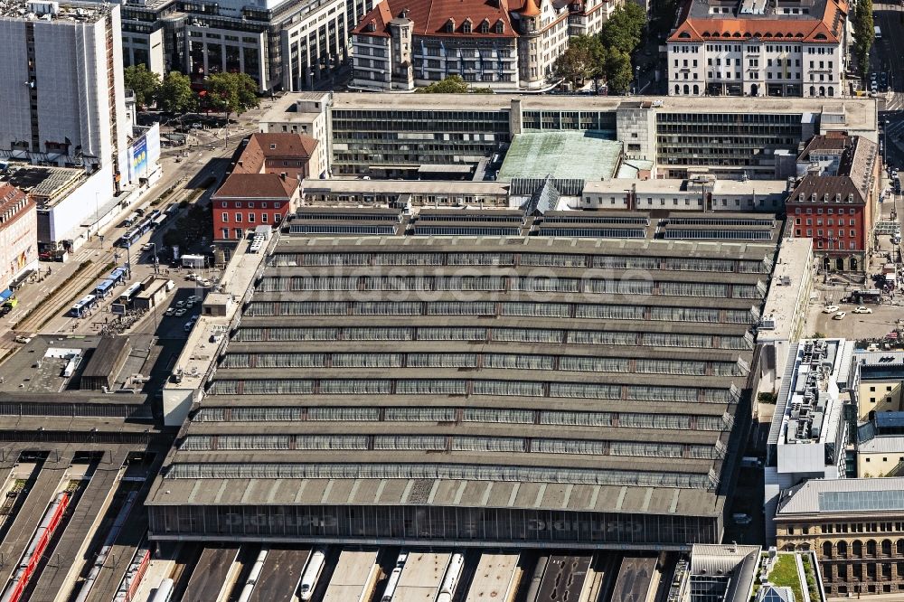 Luftaufnahme München - Hauptbahnhof München in München im Bundesland Bayern, Deutschland