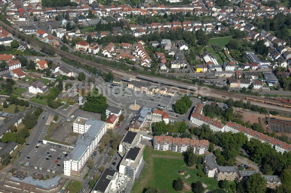 Luftbild Saarlois - Hauptbahnhof Saarlouis