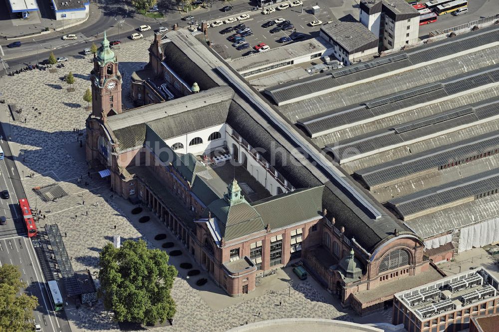 Luftbild Wiesbaden - Hauptbahnhof Wiesbaden