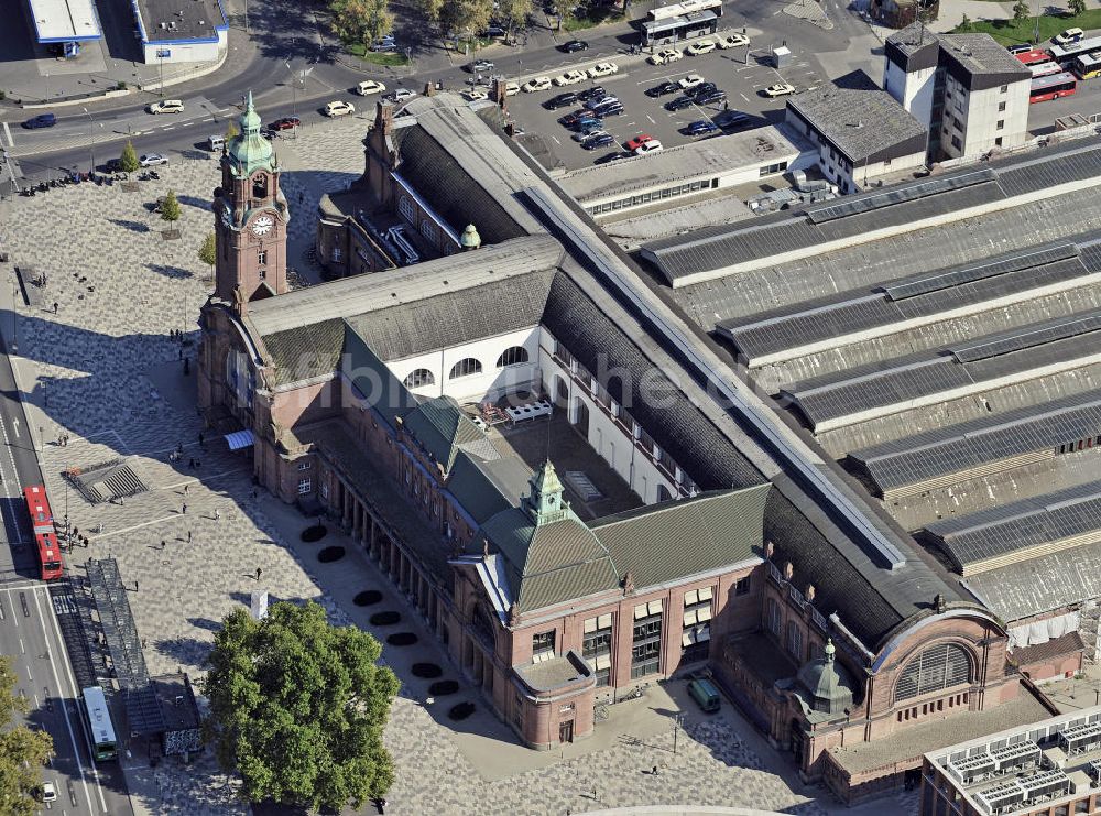 Luftaufnahme Wiesbaden - Hauptbahnhof Wiesbaden