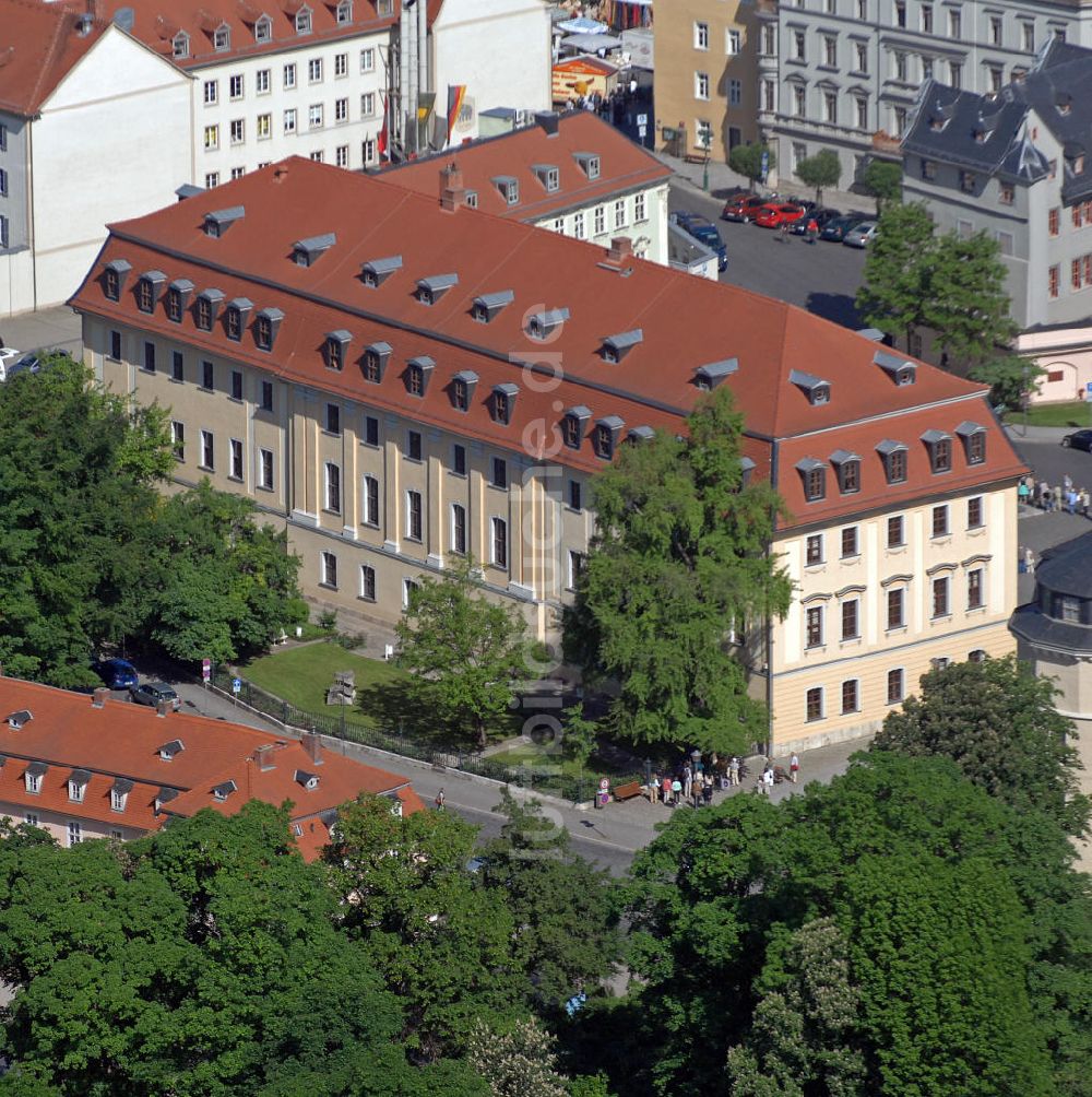 Luftaufnahme Weimar - Hauptgebäude der Hochschule für Musik Weimar