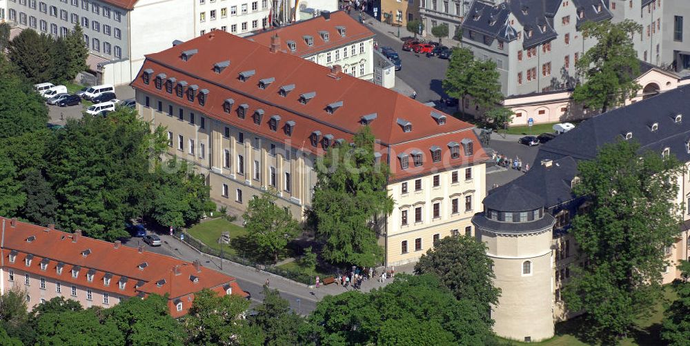 Weimar von oben - Hauptgebäude der Hochschule für Musik Weimar