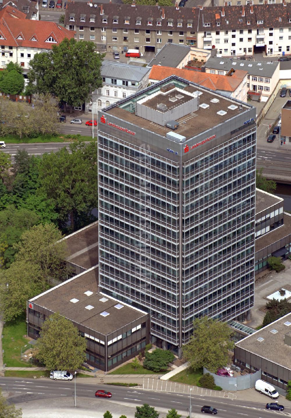 Luftaufnahme Braunschweig - Hauptsitz der Braunschweigischen Landessparkasse