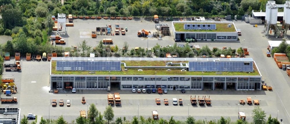 Leipzig Paunsdorf aus der Vogelperspektive: Hauptsitz der Stadtreinigung Leipzig, Sachsen