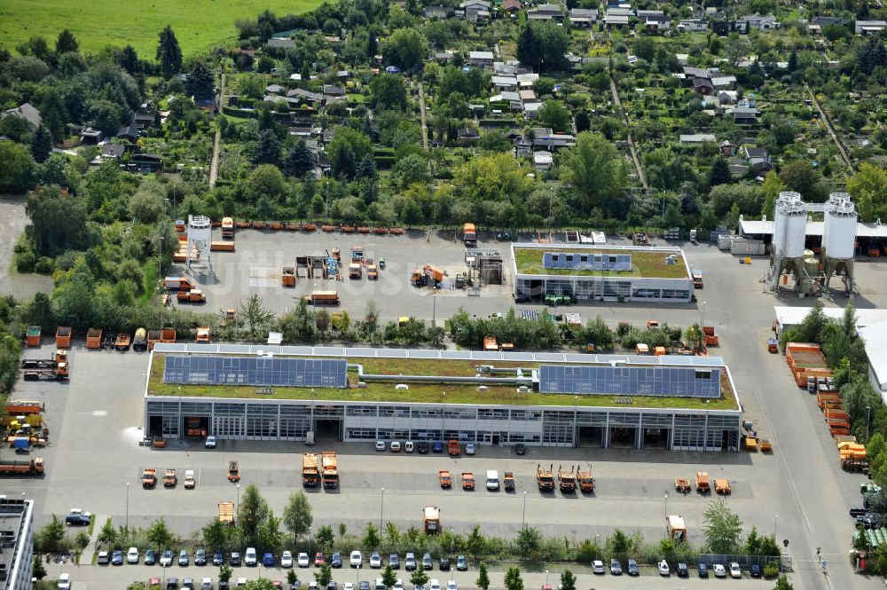 Luftbild Leipzig Paunsdorf - Hauptsitz der Stadtreinigung Leipzig, Sachsen