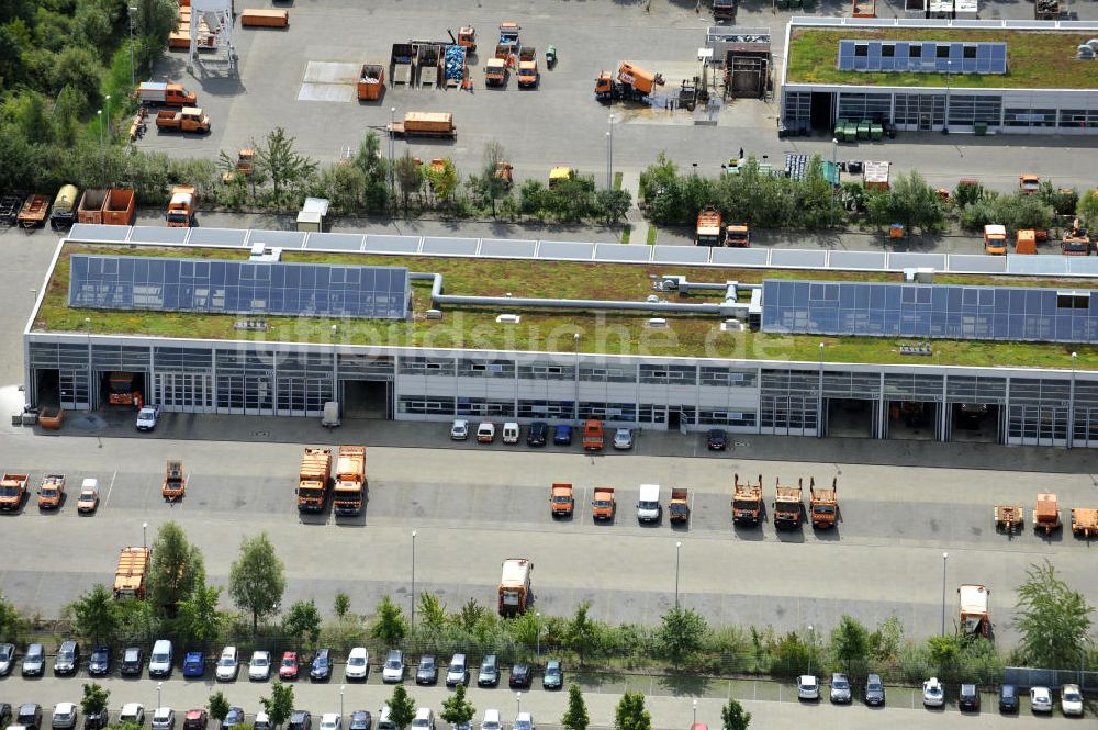 Luftaufnahme Leipzig Paunsdorf - Hauptsitz der Stadtreinigung Leipzig, Sachsen