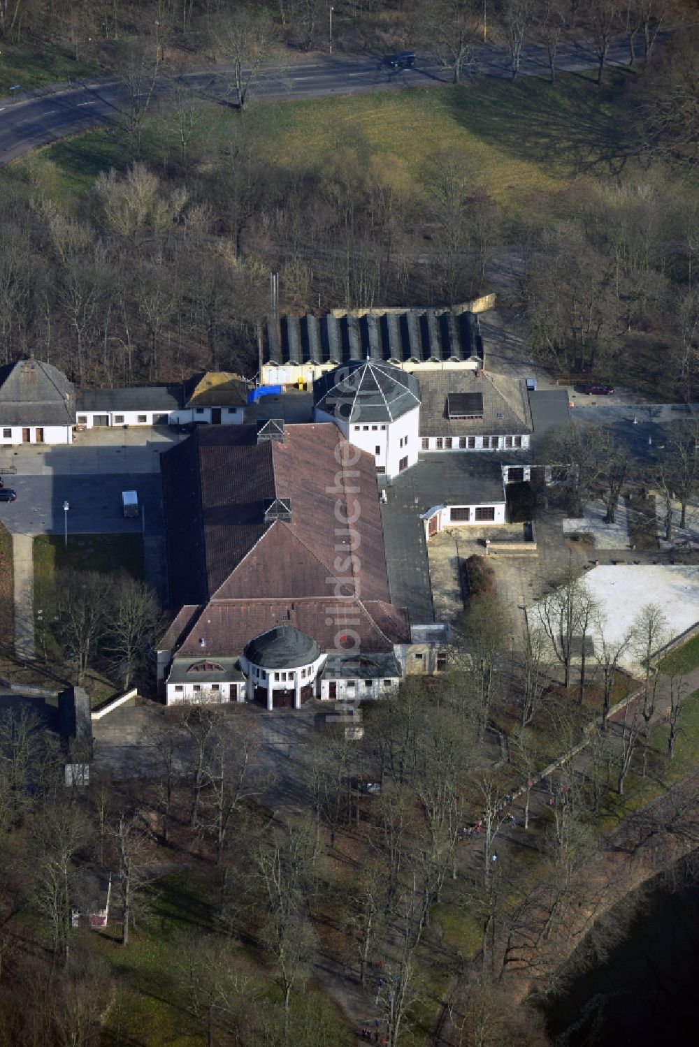 Luftbild Leipzig - Haus Auensee in Leipzig im Bundesland Sachsen