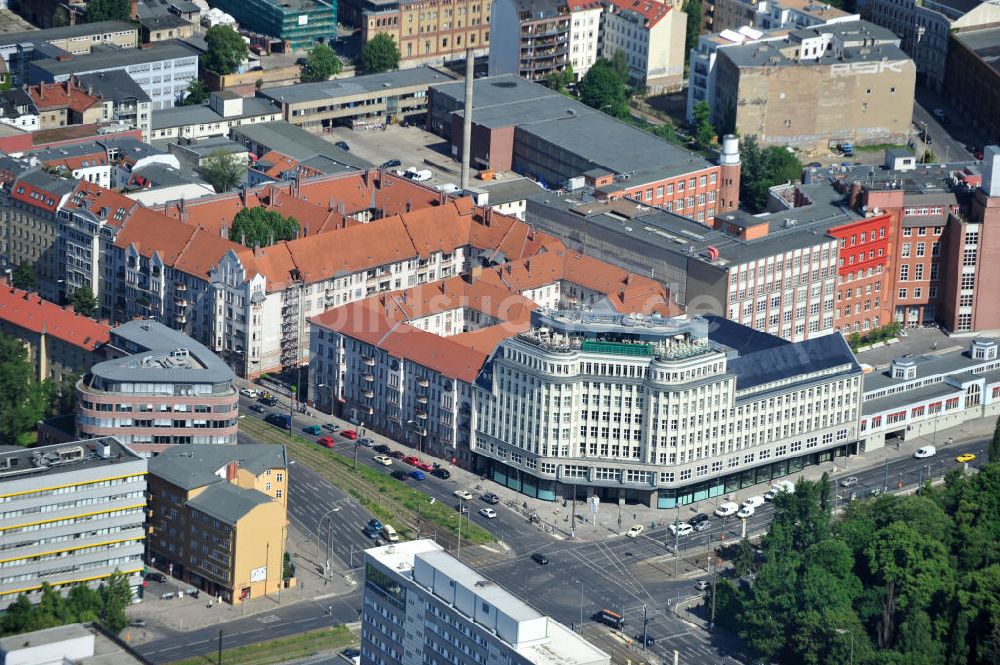 Luftbild Berlin Mitte - Haus der Einheit / ehemaligen Kaufhauses Jonaß in Mitte