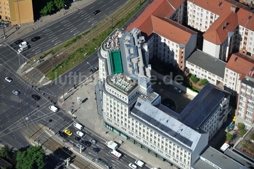 Luftbild Berlin Mitte - Haus der Einheit / ehemaligen Kaufhauses Jonaß in Mitte