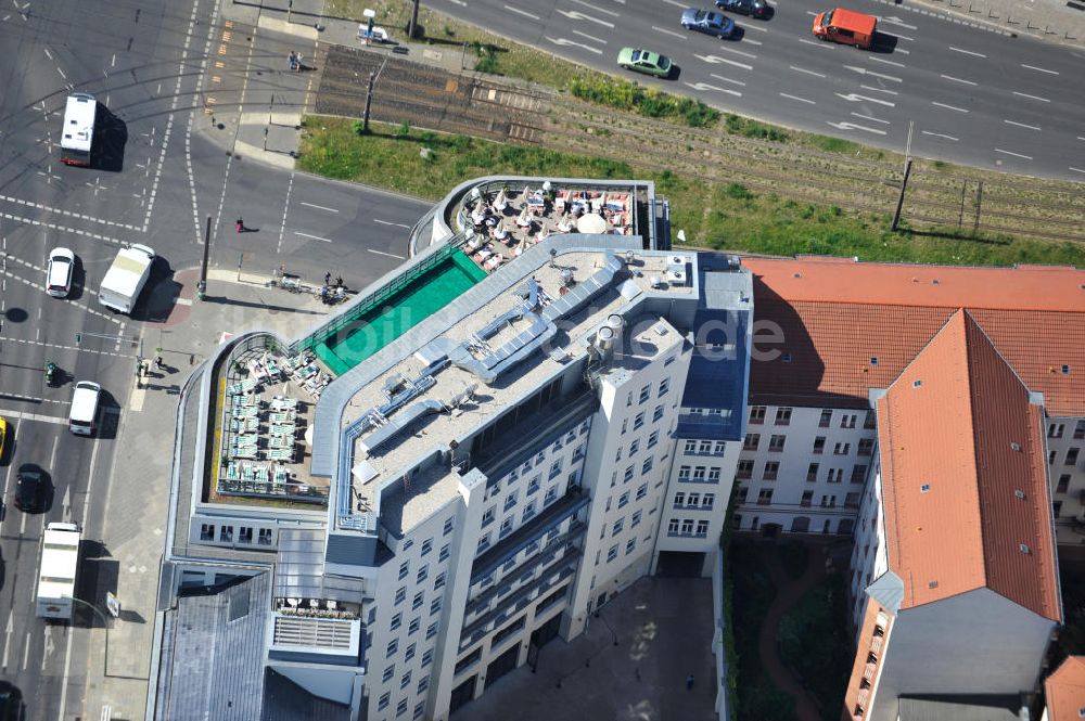 Luftaufnahme Berlin Mitte - Haus der Einheit / ehemaligen Kaufhauses Jonaß in Mitte