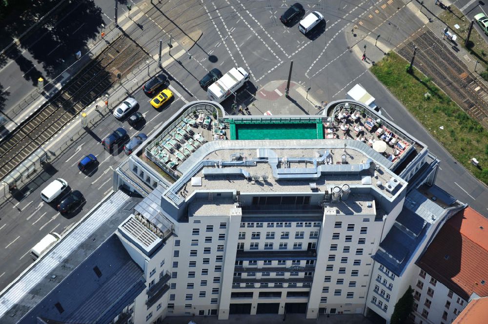 Berlin Mitte aus der Vogelperspektive: Haus der Einheit / ehemaligen Kaufhauses Jonaß in Mitte