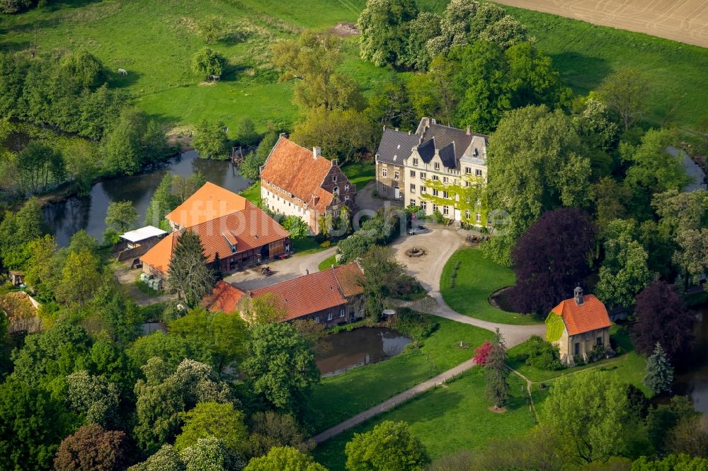 Luftbild Hamm - Haus Ermelinghof in Hamm im Bundesland Nordrhein-Westfalen