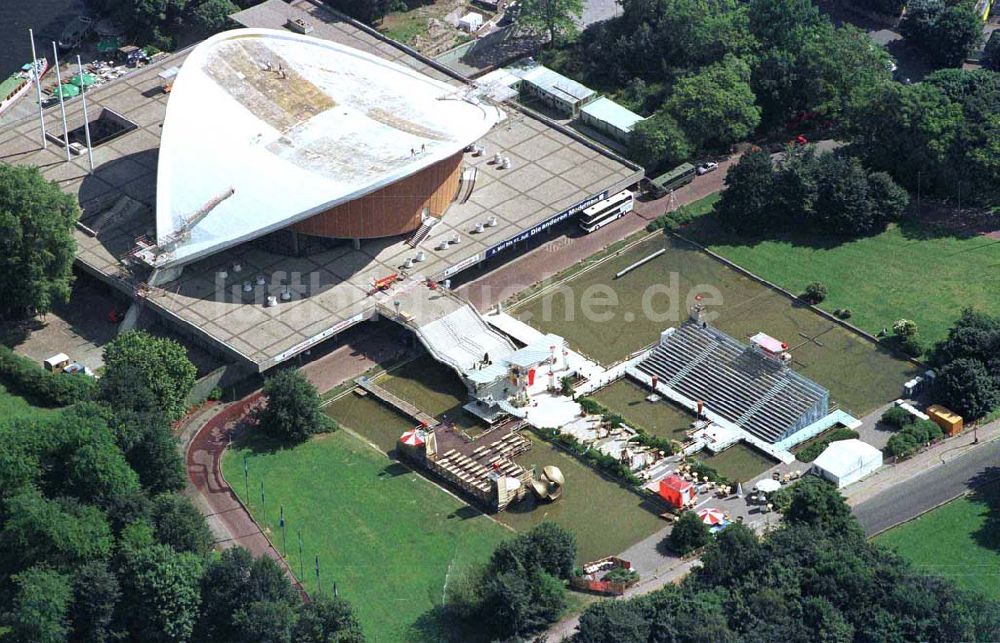 Luftaufnahme Berlin - Tiergarten - Haus der Kulturen der Welt