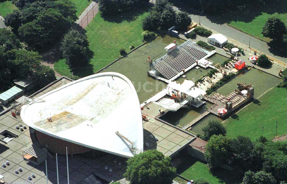 Berlin - Tiergarten von oben - Haus der Kulturen der Welt