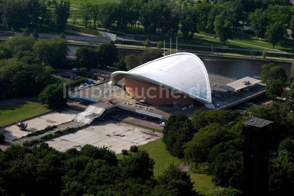 Berlin aus der Vogelperspektive: Haus der Kulturen der Welt in Berlin