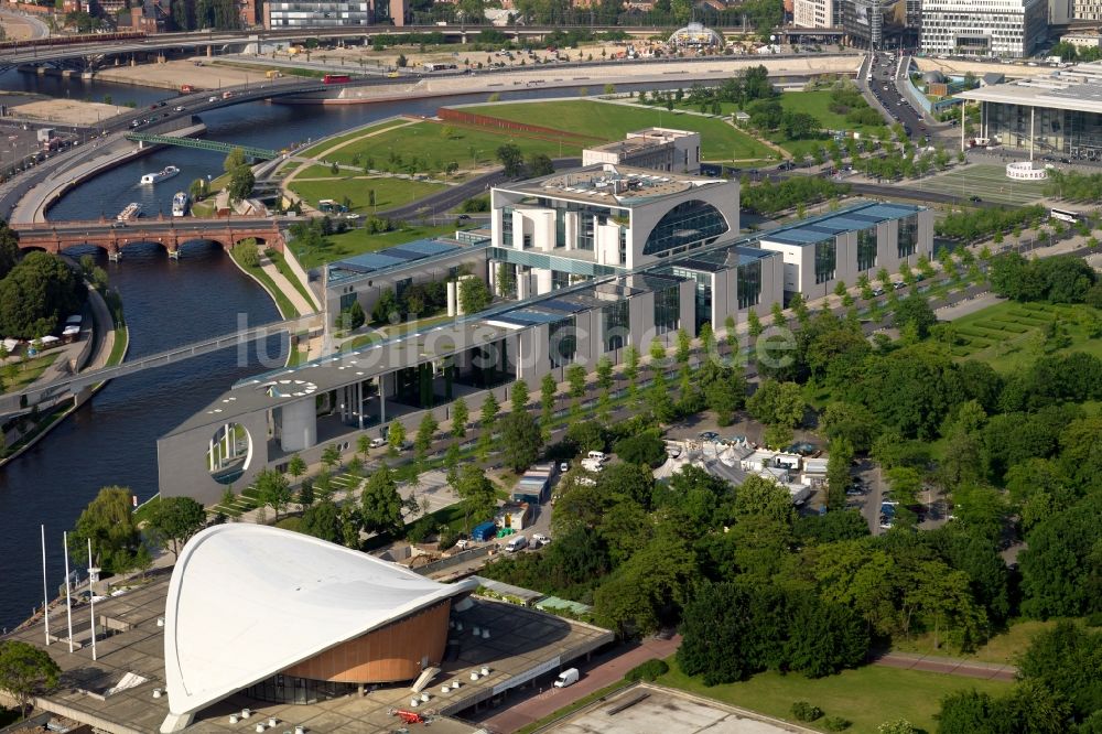 Luftaufnahme Berlin - Haus der Kulturen der Welt in Berlin