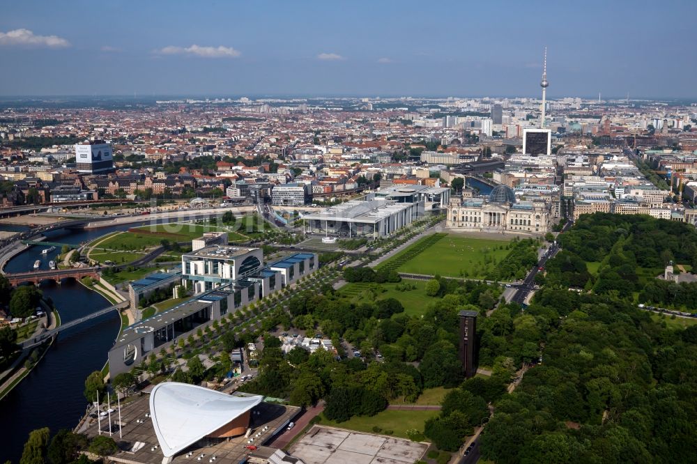 Berlin aus der Vogelperspektive: Haus der Kulturen der Welt in Berlin