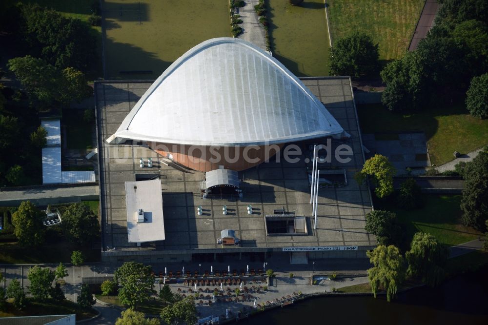 Luftbild Berlin - Haus der Kulturen der Welt ist ein Ort in Berlin-Tiergarten