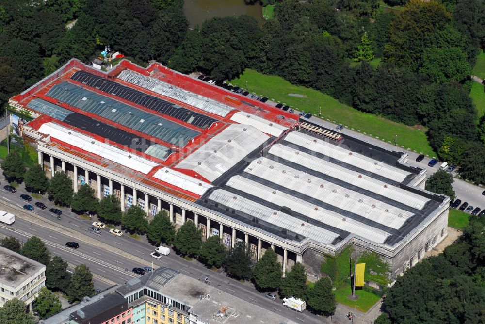 Luftaufnahme München - Haus der Kunst in München Haidhausen