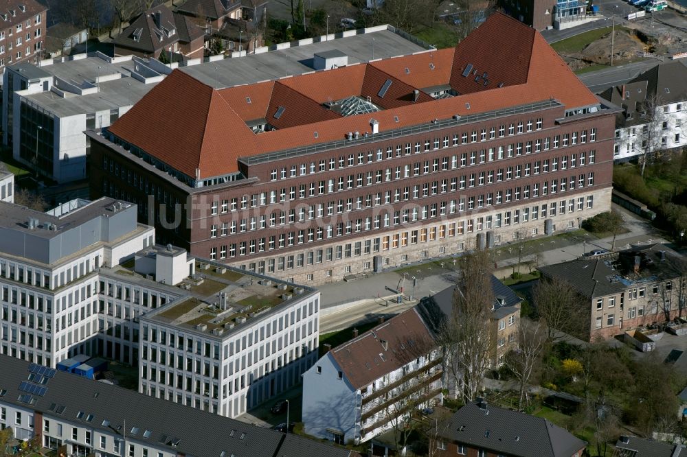 Luftaufnahme Duisburg - Haus Ruhrort in Duisburg im Bundesland Nordrhein-Westfalen