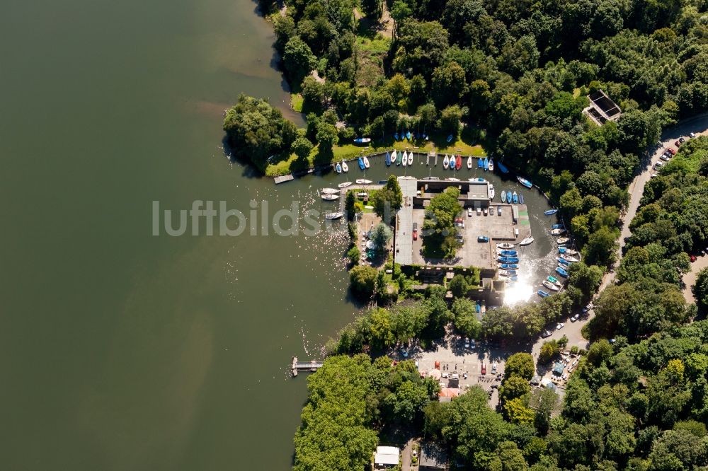 Essen aus der Vogelperspektive: Haus Scheppen am Südufer des Baldeneysee in Essen im Bundesland Nordrhein-Westfalen