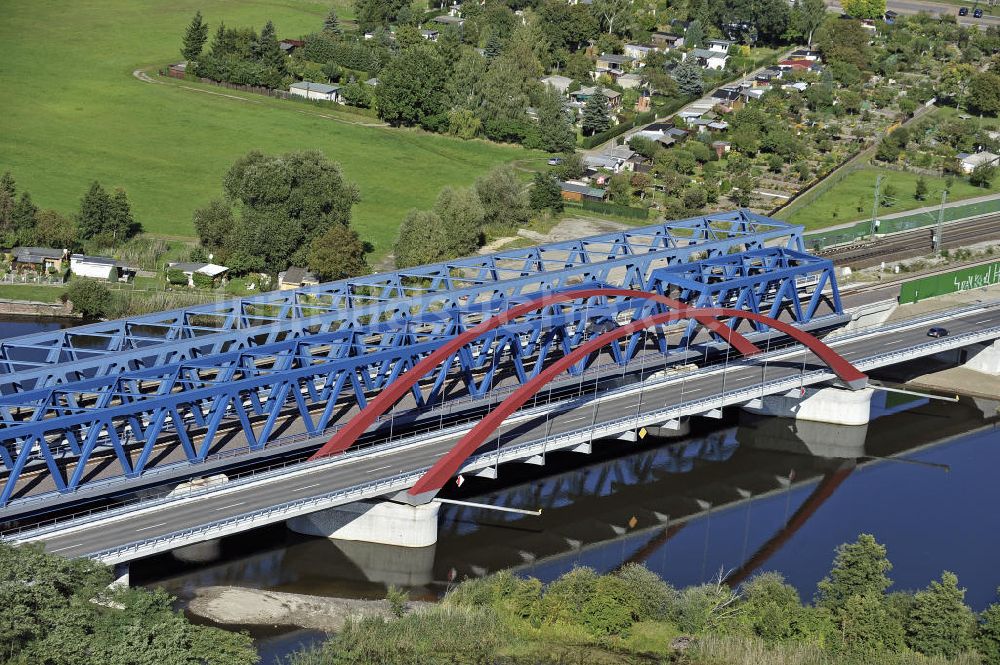 Luftaufnahme Rathenow - Havelbrücke Rathenow