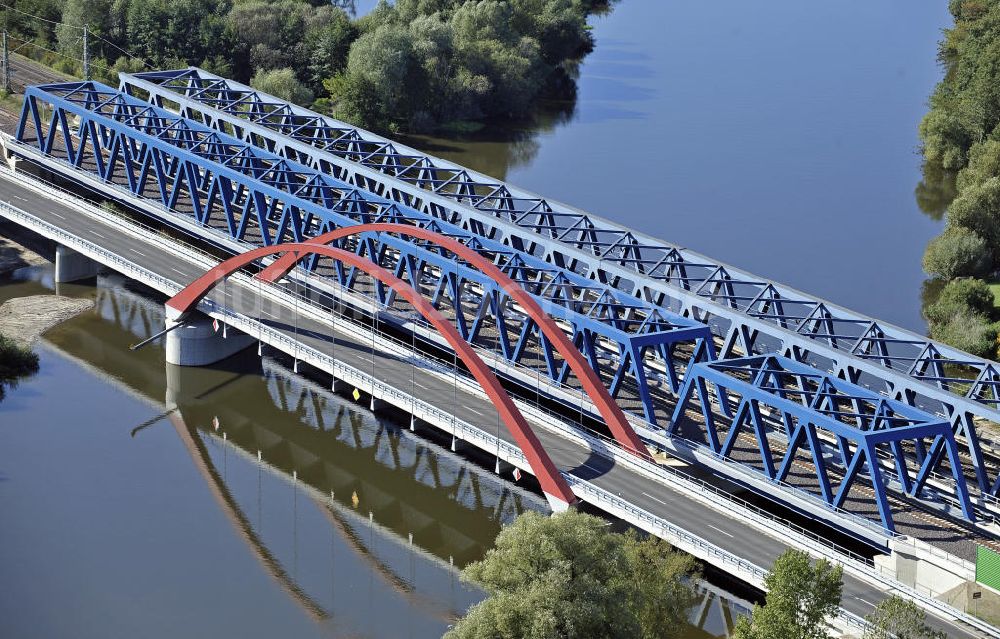 Luftbild Rathenow - Havelbrücke Rathenow