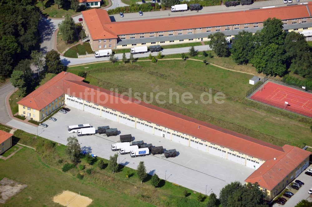 Luftbild Potsdam - Havellandkaserne der Bundeswehr in Potsdam OT Eiche im Bundesland Brandenburg