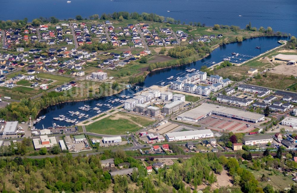 Luftbild Werder (Havel) - Havelterrassen in Werder (Havel) im Bundesland Brandenburg