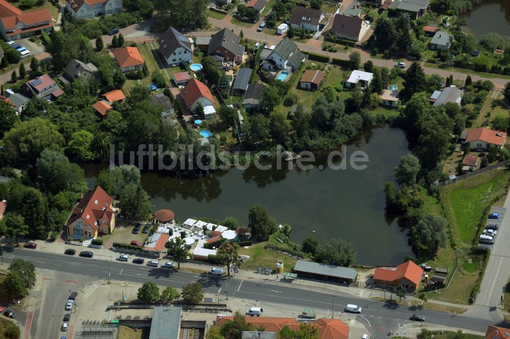 Luftbild Hoppegarten - Hechtsee in Hoppegarten im Bundesland Brandenburg