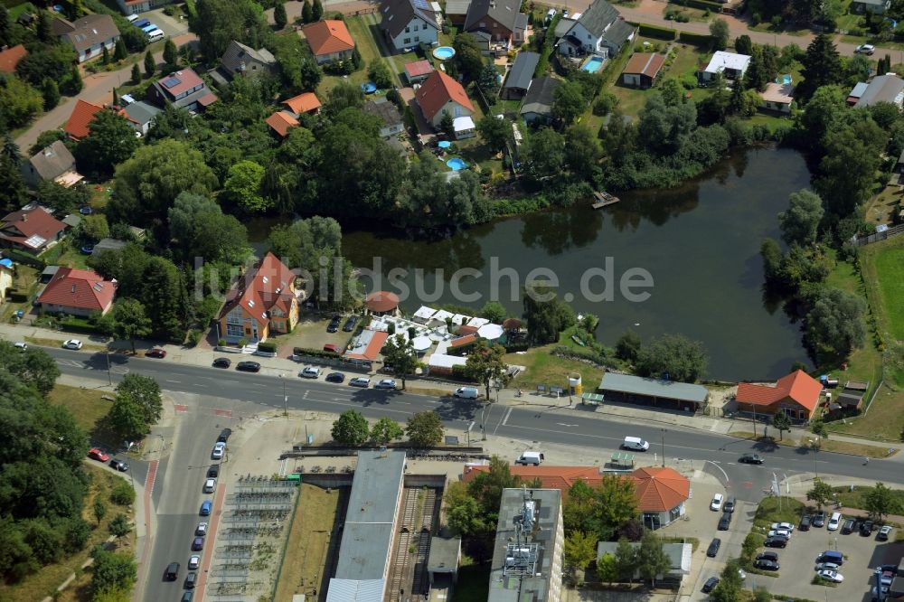 Luftaufnahme Hoppegarten - Hechtsee in Hoppegarten im Bundesland Brandenburg