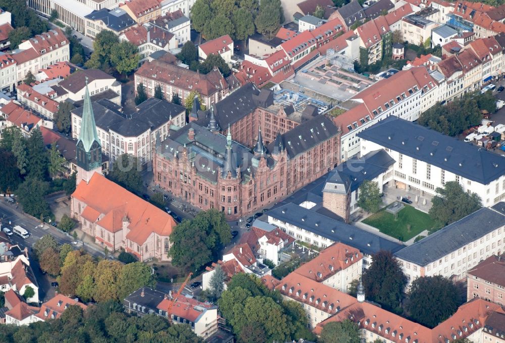 Luftbild Heidelberg - Heidelberg und Schloss im Bundesland Baden-Württemberg