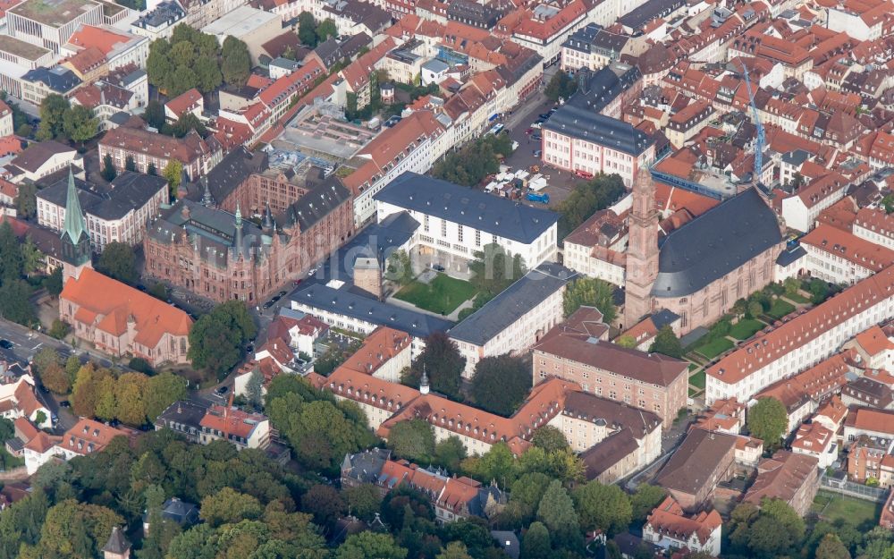 Luftaufnahme Heidelberg - Heidelberg und Schloss im Bundesland Baden-Württemberg