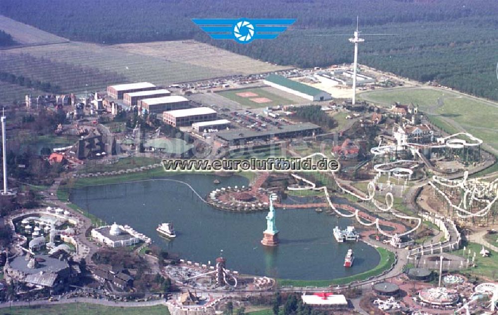 Luftaufnahme Soltau - Heidepark Soltau bei Soltau.