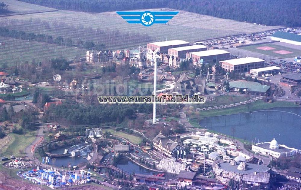 Soltau aus der Vogelperspektive: Heidepark Soltau bei Soltau.