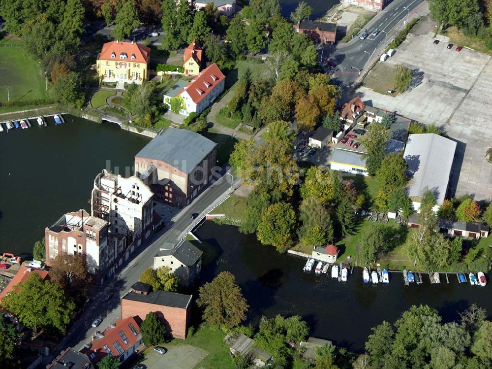 Brandenburg von oben - Heidrichsmühle in Brandenburg