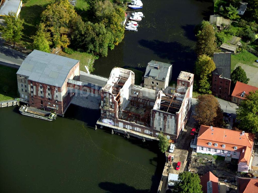 Brandenburg von oben - Heidrichsmühle in Brandenburg