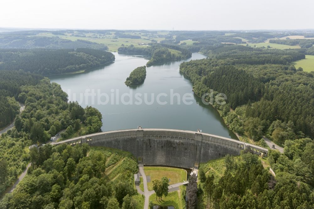 Ennepetal von oben - Heilenbecke- Talsperre bei Ennepetal im Bundesland Nordrhein-Westfalen