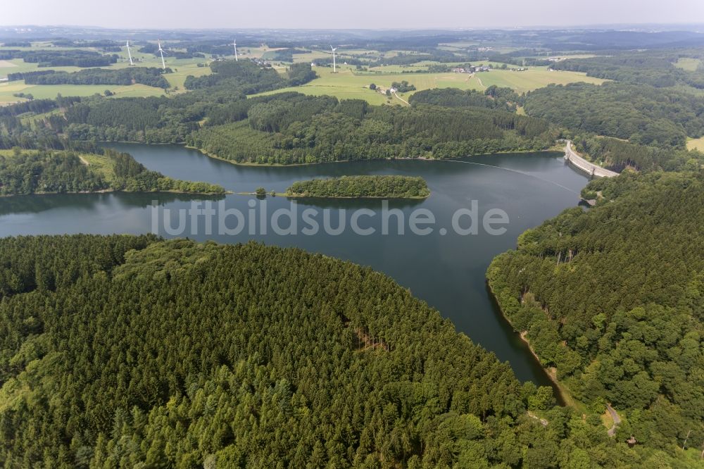 Luftaufnahme Ennepetal - Heilenbecke- Talsperre bei Ennepetal im Bundesland Nordrhein-Westfalen