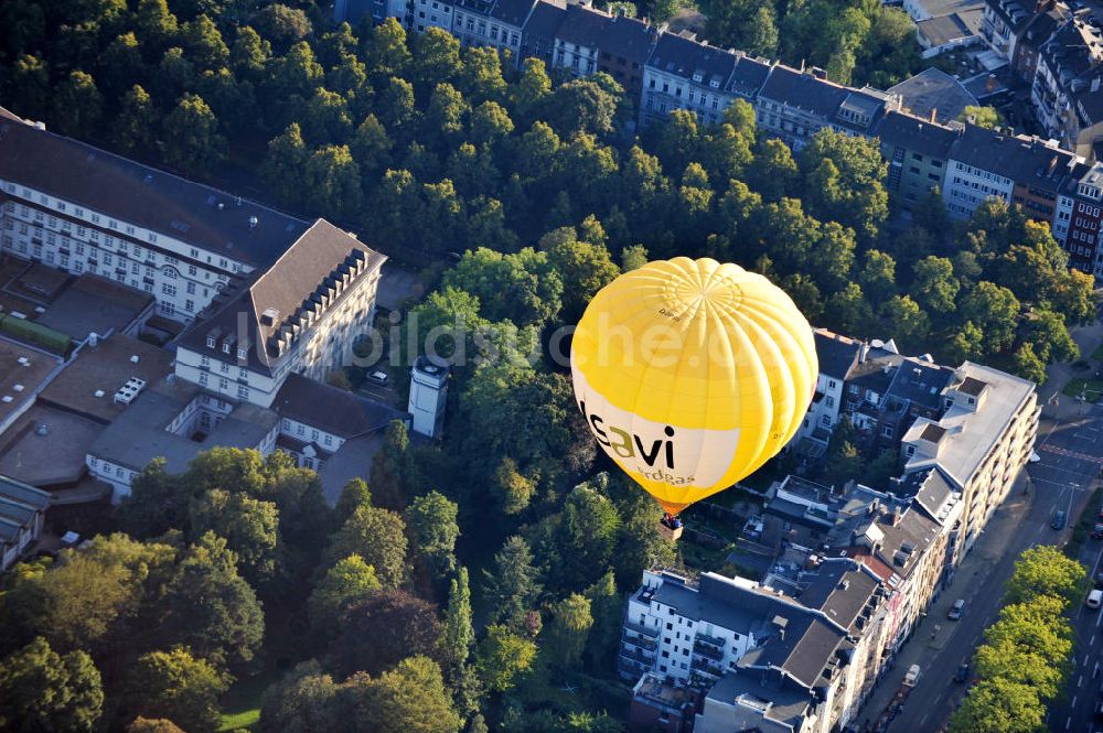 Luftaufnahme Aachen - Heißluftballon über Aachen