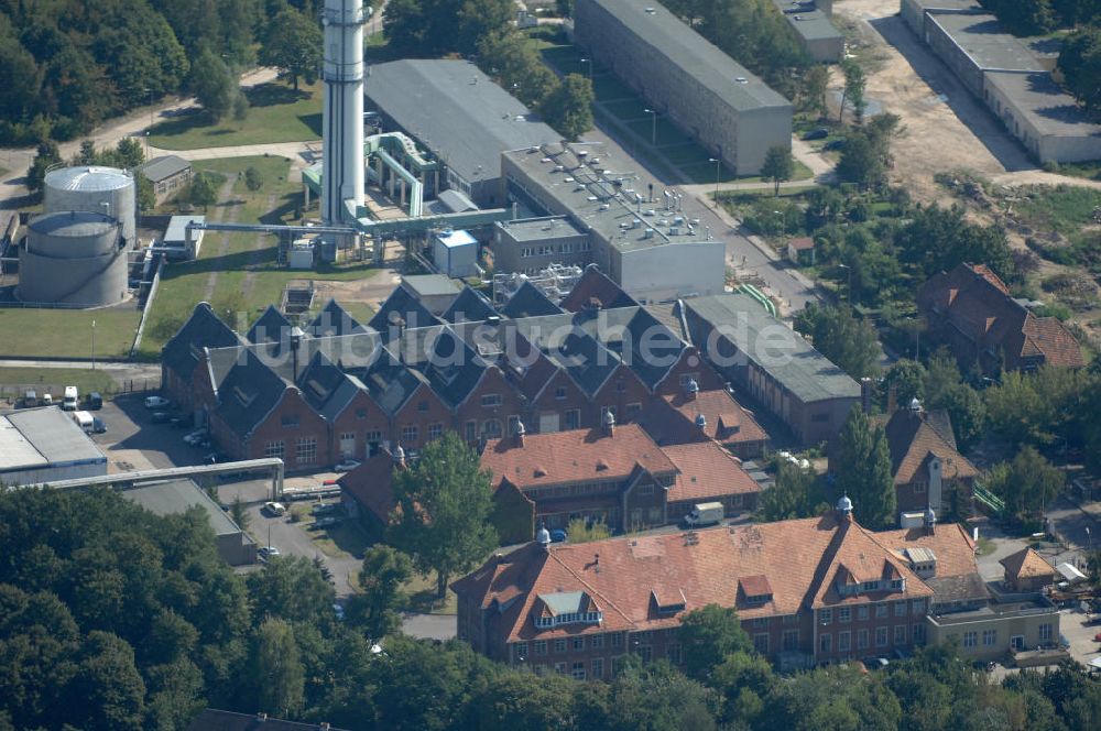 Berlin von oben - Heizkraftwerk Berlin-Buch