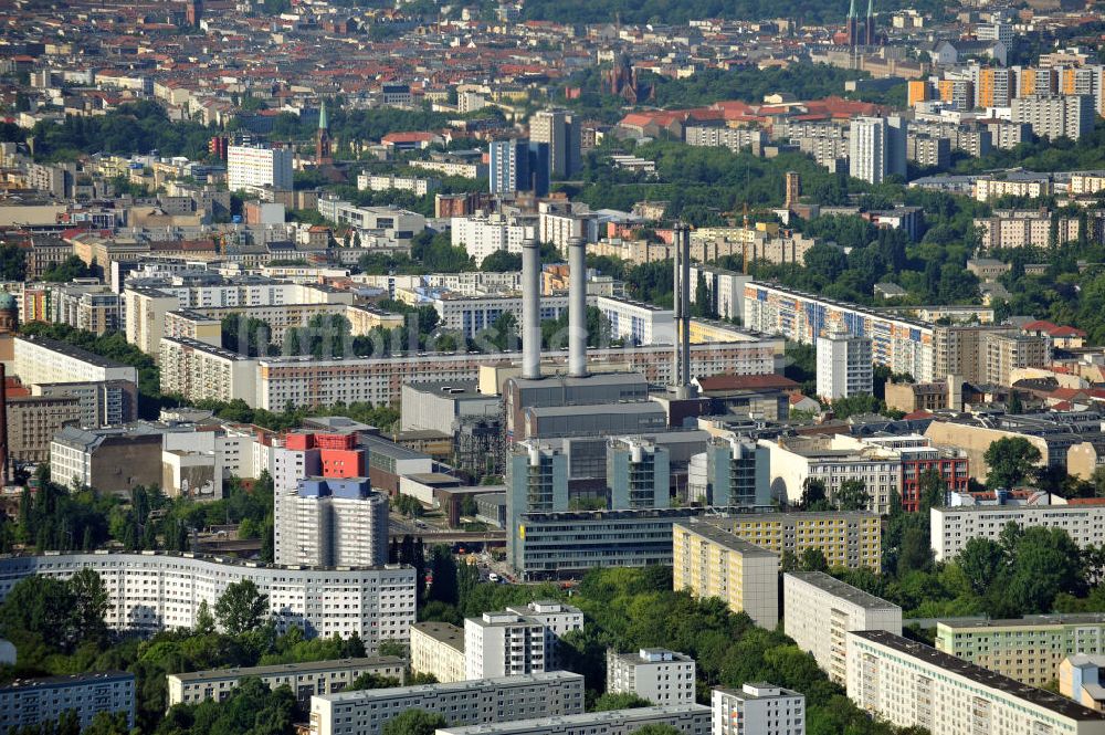 Luftaufnahme Berlin - Heizkraftwerk Berlin-Mitte