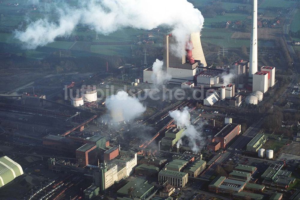 Ibbenbüren von oben - Heizkraftwerk Ibbenbüren