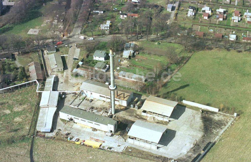 Luckenwalde / Brandenburg aus der Vogelperspektive: Heizkraftwerk in Luckenwalde / Brandenburg.