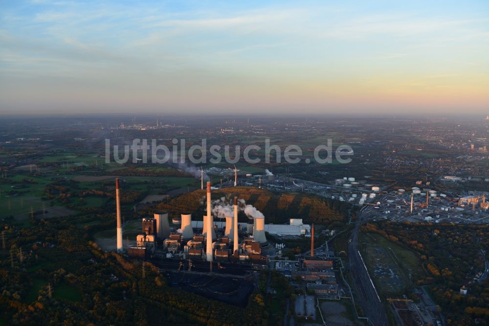 Luftbild Gelsenkirchen - Heizkraftwerke der E.ON Kraftwerke GmbH in Gelsenkirchen im Bundesland Nordrhein-Westfalen