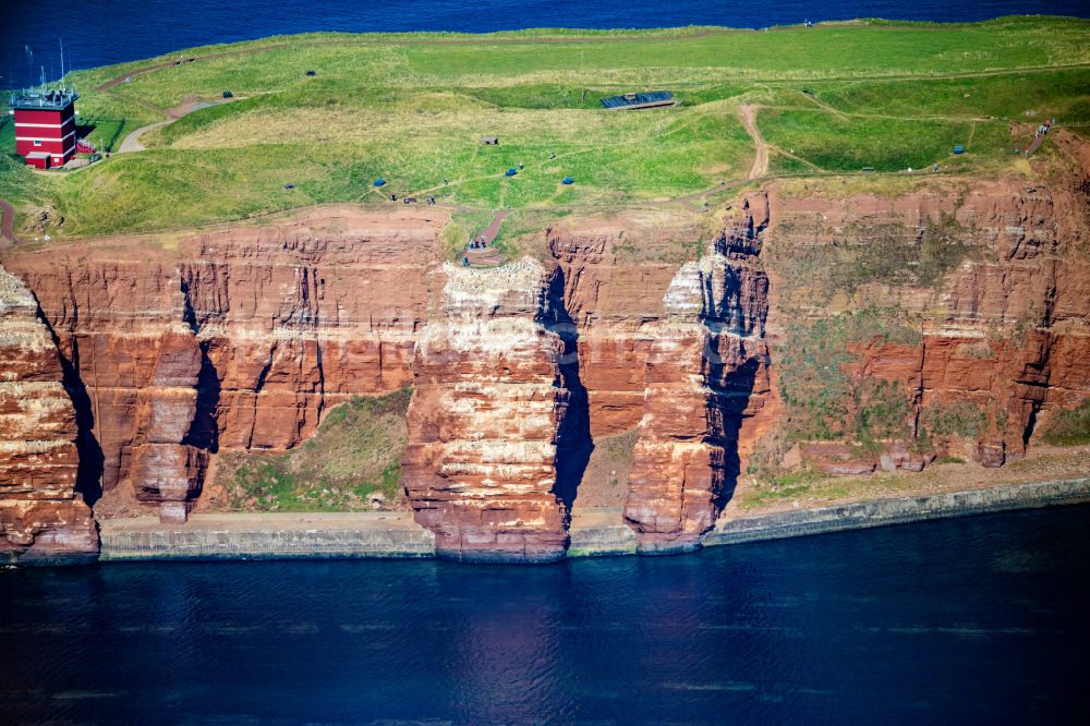 Helgoland aus der Vogelperspektive: Helgoland Lummenfelsen in Helgoland im Bundesland Schleswig-Holstein, Deutschland