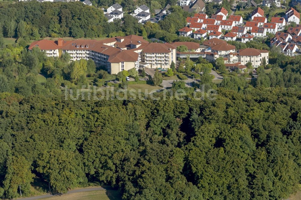 Luftbild Hattingen - Helios Klinik Hattingen bei Hattingen im Ruhrgebiet in Nordrhein-Westfalen