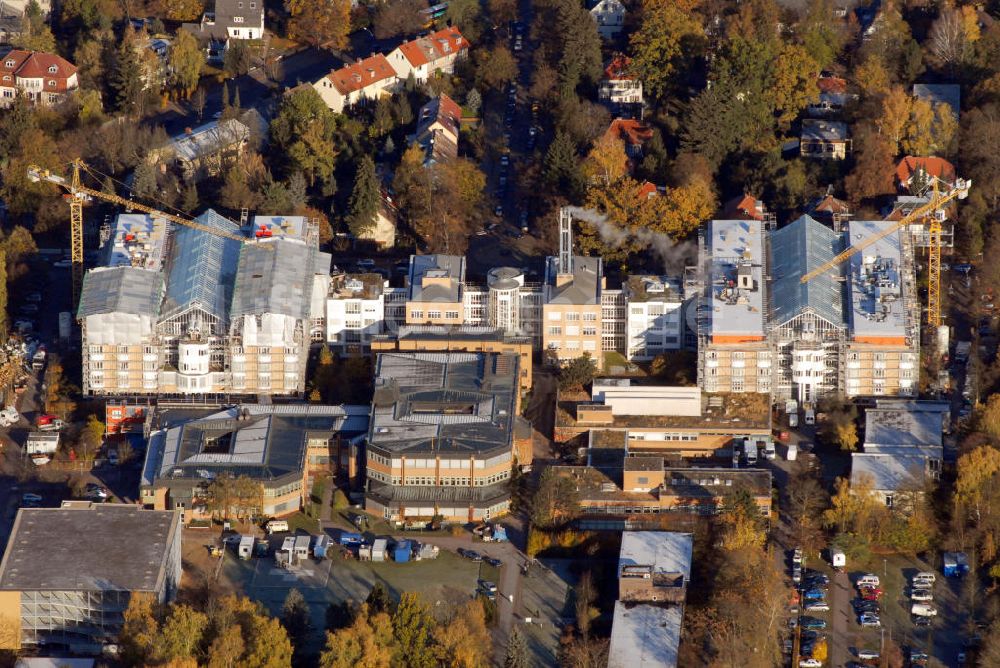 Berlin aus der Vogelperspektive: Helios Klinikum Berlin Zehlendorf