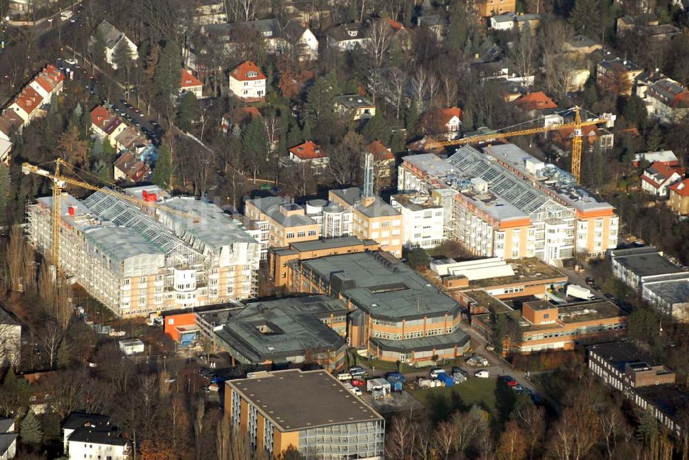 Potsdam von oben - HELIOS Klinikum Emil von Behring