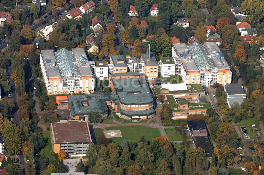 Luftaufnahme Berlin - HELIOS Klinikum Emil von Behring in Berlin-Zehlendorf